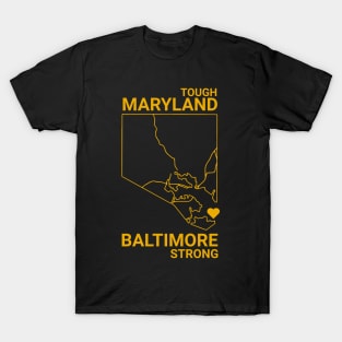 Maryland-Tough-Baltimore-Strong T-Shirt